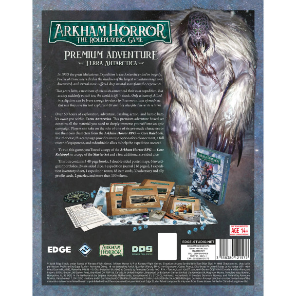 Fantasy Flight Games PSAH04EN - Arkham Horror RPG - Terra Antarctica  -