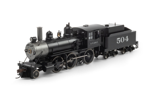 Athearn 87238 - 2-6-0 (DC Silent) Atchison, Topeka and Santa Fe (ATSF) 504 - HO Scale