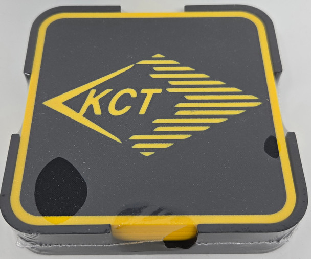 Paducah Custom Shops KCTRSQ01 - Coaster 4-Pack (Square) Kansas City Terminal (KCT)