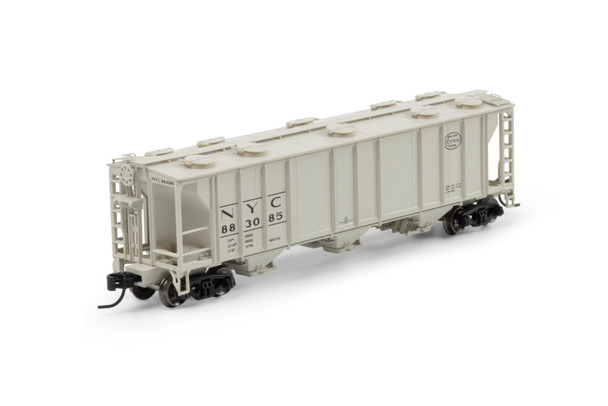 Athearn 1727 - PS-2 2893 3-Bay Covered Hopper New York Central (NYC) 883085 - N Scale