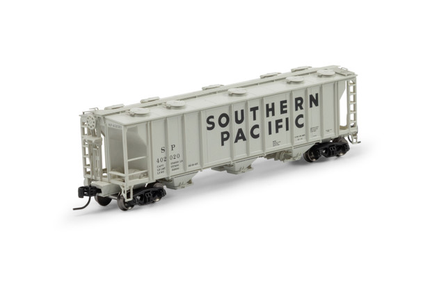 Athearn 1730 - PS-2 2893 3-Bay Covered Hopper Southern Pacific (SP) 402020 - N Scale