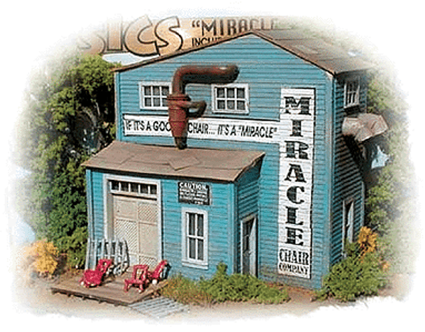 Bar Mills 0732 - Miracle Chair Company  - HO Scale Kit