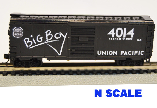 Value Trains USA N40-071 - 40' PS-1 Boxcar Union Pacific (UP) Big Boy Commemorative 4014 - N Scale