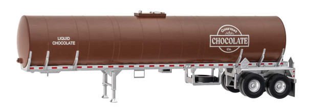 Walthers SceneMaster 949-12355 - Food Grade Tank Trailer Gourmet Chocolate Co.  - HO Scale