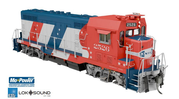 PRE-ORDER: Rapido 70133 - CF7 Round Cab (DC Silent) Atchison, Topeka and Santa Fe (ATSF) 2526 Bicentennial - HO Scale