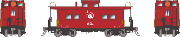 PRE-ORDER: Rapido 144039 - Northeastern-style Steel Caboose Central of New Jersey (CNJ) 91516 - HO Scale