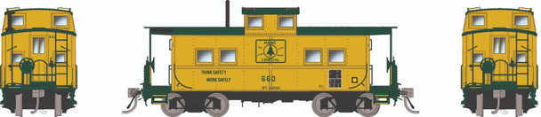 PRE-ORDER: Rapido 144046 - Northeastern-style Steel Caboose Maine Central (MEC) 664 - HO Scale