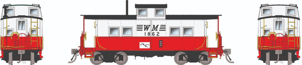 PRE-ORDER: Rapido 144054 - Northeastern-style Steel Caboose Western Maryland (WM) 1842 - HO Scale