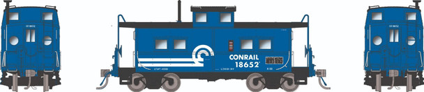 PRE-ORDER: Rapido 144104 - Northeastern-style Caboose w/ porthole windows Conrail (CR) 18604 - HO Scale