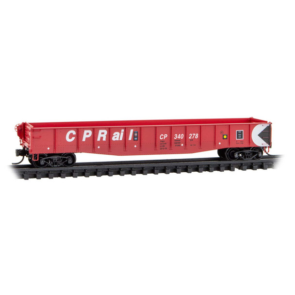 Micro-Trains Line 98300239 - 50' Steel Gondola  Runner Pack #239 Canadian Pacific (CP) 340213, 340278, 340330, 340349 - N Scale