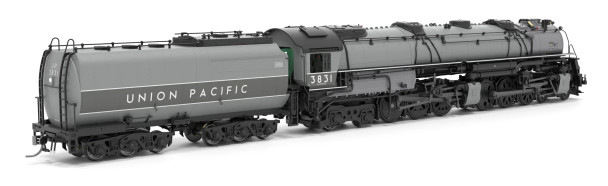 PRE-ORDER: Broadway Limited 9916 - ALCo 4-6-6-4 Challenger CSA-2 (DC Silent) Union Pacific (UP) 3831 Two-tone Gray Fantasy Paint - HO Scale