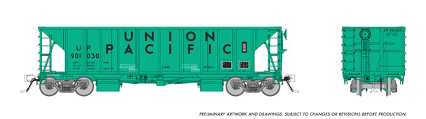 Rapido 158021A-901065 - NSC Ballast Hopper Union Pacific (UP) 901065 - HO Scale