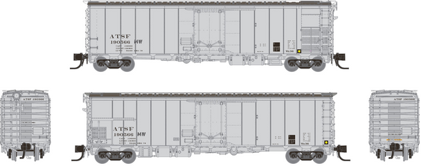 Rapido 561014A-285109 - RR-56 Mechanical Reefer Atchison, Topeka and Santa Fe (ATSF) 285109 MoW Service - N Scale