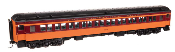 Walthers Proto 920-17607 - 82' Pullman-Built Heavyweight Paired-Window Coach Milwaukee Road (MILW) 3306 - HO Scale