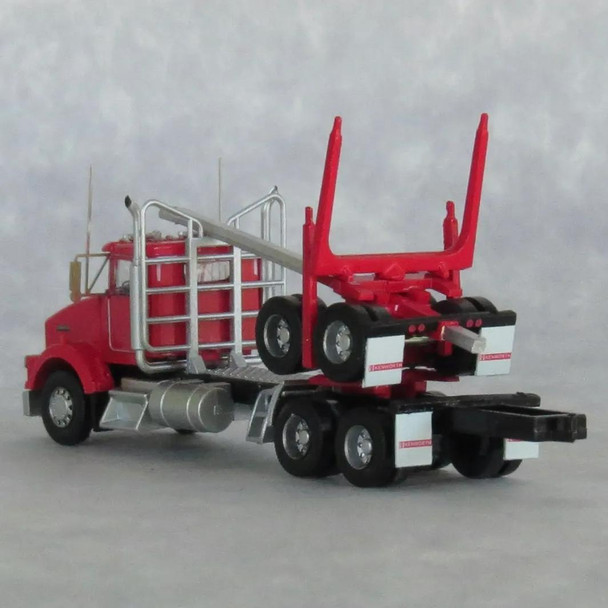 Trainworx 48083 - Kenworth T800 Log Truck Red  - N Scale