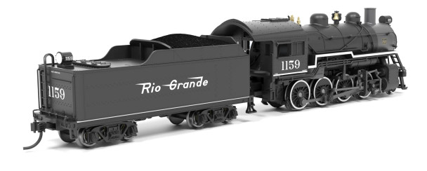 PRE-ORDER: Broadway Limited 8400 - 2-8-0 Consolidation (DC Silent) Denver & Rio Grande Western (D&RGW) 1159 - N Scale