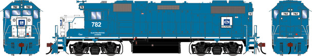 PRE-ORDER: Athearn Genesis 2663 - EMD GP38-2 (DC Silent) Electro-Motive Diesel Demonstrator (EMDX) 782 - HO Scale