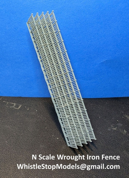 Whistle Stop Models HO2003 - 6 ft Wrought Iron Fence - HO Scale