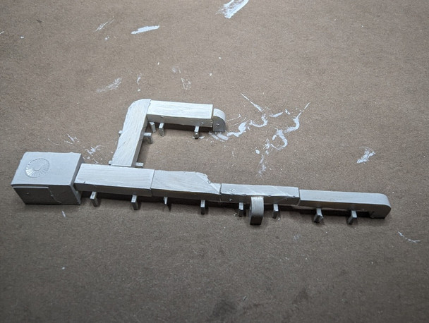 Whistle Stop Models N1004 - Rooftop HVAC Ductwork 2 Sets  - N Scale