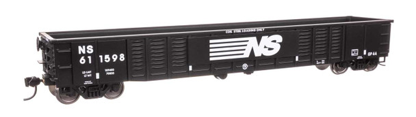 Walthers Mainline 910-6084 - 53' Corrugated-Side Gondola Norfolk Southern (NS) 611598 - HO Scale