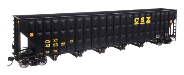 Walthers Mainline 910-56341 - 73' Greenville 7,000 Cubic Foot Wood Chip Hopper CSX (CSXT) 433322 - HO Scale