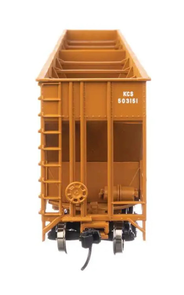 Walthers Mainline 910-56346 - 73' Greenville 7,000 Cubic Foot Wood Chip Hopper Kansas City Southern (KCS) 503151 - HO Scale