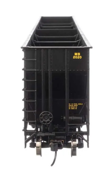 Walthers Mainline 910-56353 - 73' Greenville 7,000 Cubic Foot Wood Chip Hopper M&B Railroad (MNBR) (GWRR) 2020 - HO Scale