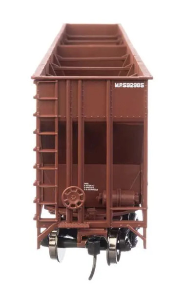 Walthers Mainline 910-56357 - 73' Greenville 7,000 Cubic Foot Wood Chip Hopper Missouri Pacific (MP) 592985 - HO Scale