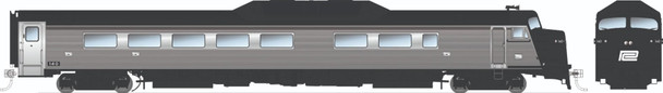PRE-ORDER: Rapido 16902 - Budd Roger Williams End car (DCC and Sound) Penn Central (PC) Unnumbered - HO Scale