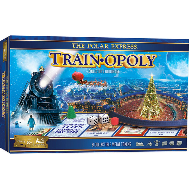 Masterpieces Puzzles 42081 - The Polar Express Opoly Board Game