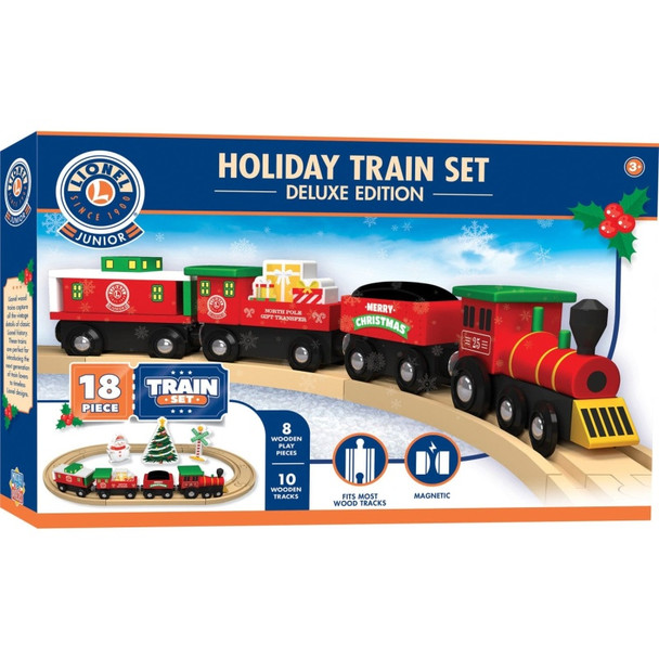 Masterpieces Puzzles 42475 - Deluxe Holiday Toy Train Set