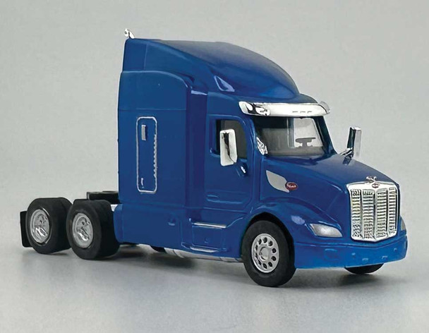 HO Logistics Replicas 57906 - Peterbilt 579 Sleeper-Cab Semi Tractor Metallic Blue  - HO Scale