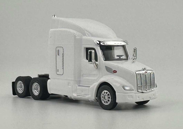 HO Logistics Replicas 57907 - Peterbilt 579 Sleeper-Cab Semi Tractor White  - HO Scale