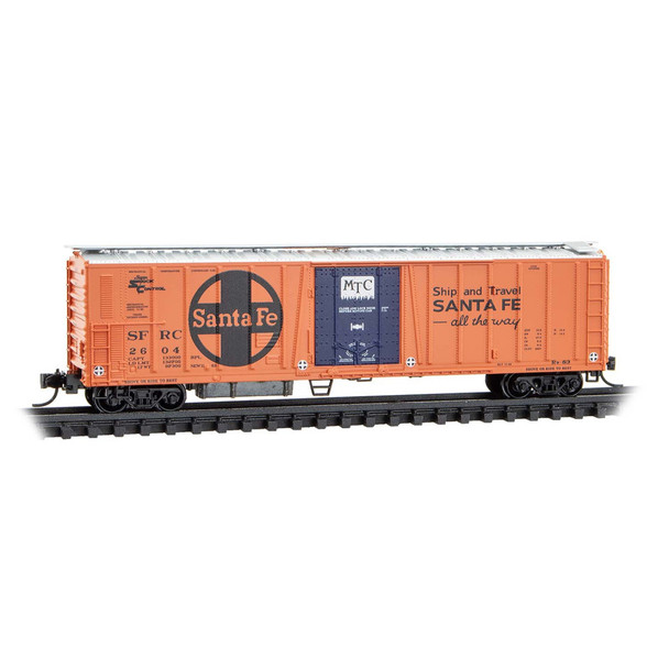 Micro-Trains Line 07000120 - 51' Rib Side Mechanical Reefer Atchison, Topeka and Santa Fe (SFRC) 2604 - N Scale