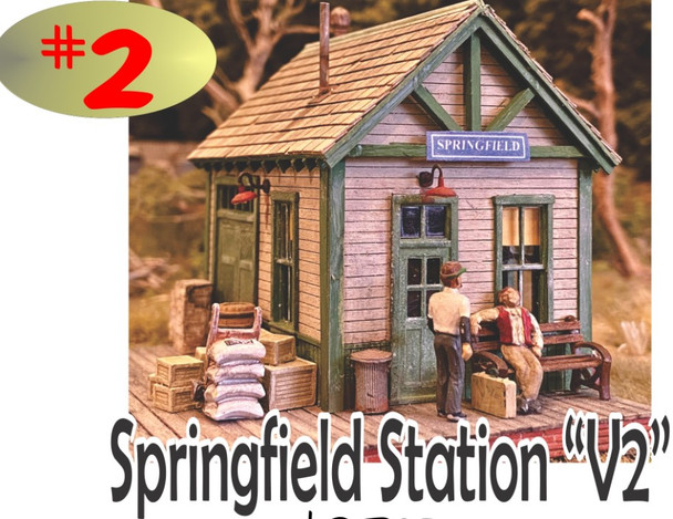 Bar Mills 0312 - Springfield Station II  - HO Scale Kit