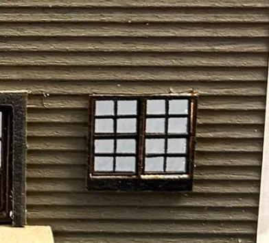 Jackson Railcar MTI3003 - Window D detail set (8 pack)  - N Scale