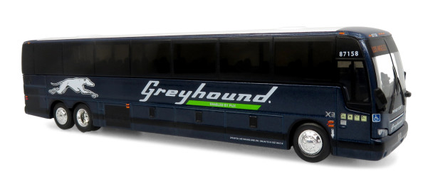 Iconic Replicas 87-0611 - Prevost X3-45 Coach: Greyhound / Flix  - HO Scale