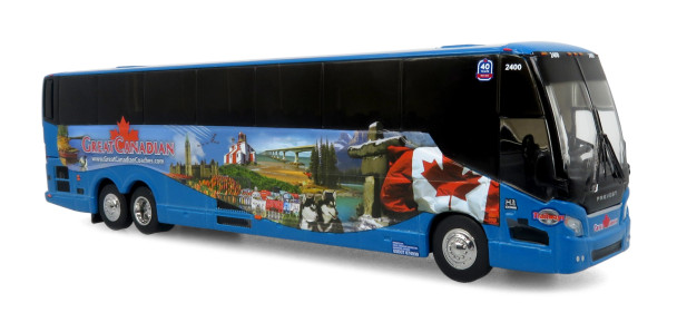 Iconic Replicas 87-0619 - Prevost H3-45 Coach: Great Canadian Coaches  - HO Scale