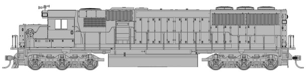 PRE-ORDER: Walthers Mainline 910-10350 - EMD SD50 (DC Silent) Undecorated  - HO Scale