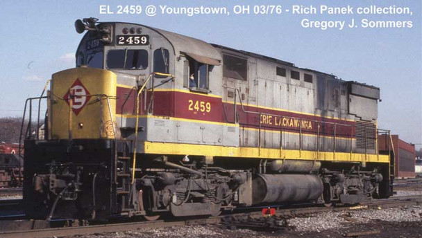 PRE-ORDER: Bowser 26097 - ALCo C425 (DC Silent) Erie Lackawanna (EL) 2454 - HO Scale