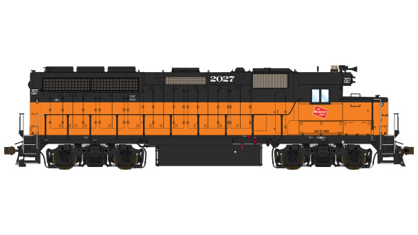 PRE-ORDER: Class One Model Works LM00306 - EMD GP40 (DCC and Sound) Milwaukee Road (MILW) 2027 - HO Scale
