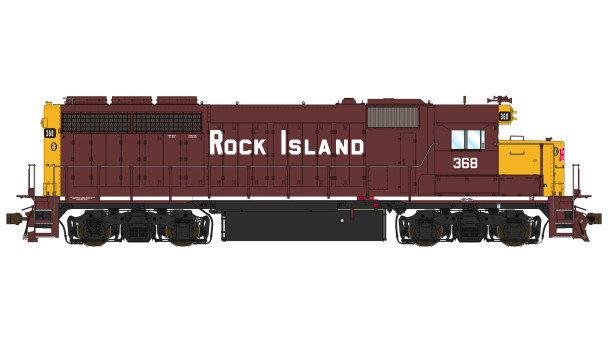 PRE-ORDER: Class One Model Works LM00358 - EMD GP40 (DCC and Sound) Rock Island (CRIP) 368 - HO Scale