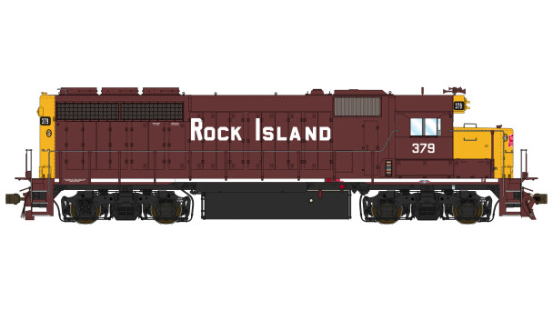 PRE-ORDER: Class One Model Works LM00361 - EMD GP40 (DCC and Sound) Rock Island (CRIP) 379 - HO Scale