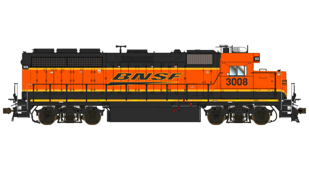 PRE-ORDER: Class One Model Works LM00406 - EMD GP40 (DCC and Sound) BNSF 3008 - HO Scale