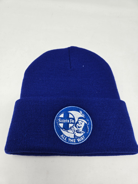 Jelsma Graphics Stocking Cap - Atchison, Topeka and Santa Fe (ATSF) Circle  With Chico