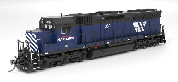 Broadway Limited 9817 - EMD SD45 (DCC and Sound) Montana Rail Link (MRL) 369 - HO Scale