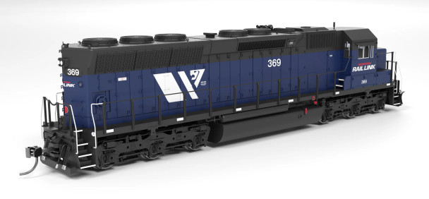 Broadway Limited 9818 - EMD SD45 (DC Silent) Montana Rail Link (MRL) 368 - HO Scale