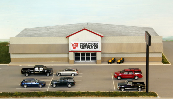 Summit Customcuts TS-001 - Tractor Supply Co. Building  - HO Scale Kit