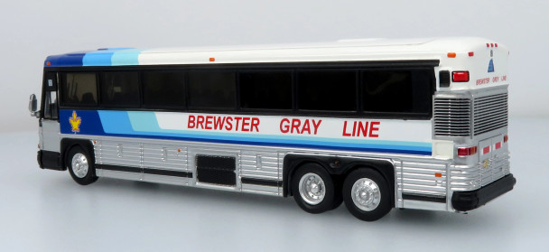 Iconic Replicas 87-0622 - 2001 MCI D4000 Coach: Brewster Gray Line  - HO Scale