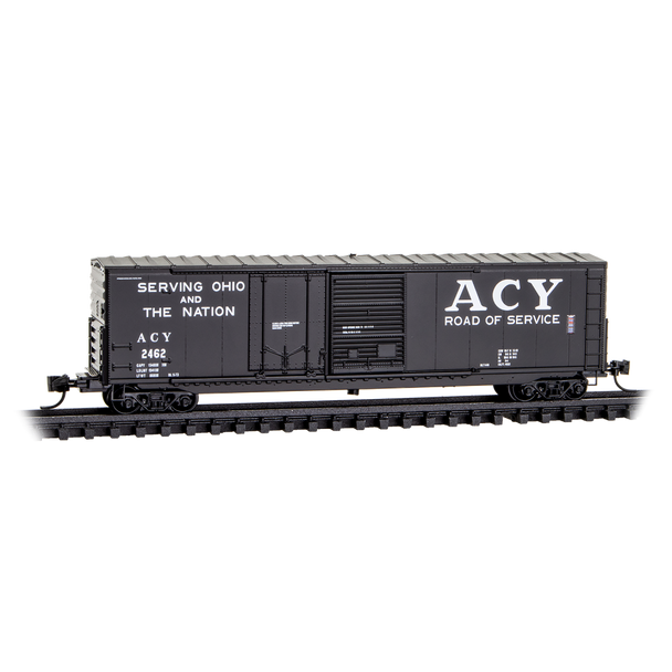 Micro-Trains Line 98302287 - 50' Standard Boxcars    2-Pack Akron, Canton and Youngstown (ACY) 2462, 2500 - N Scale